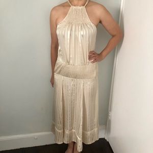 BCBG Champagne Maxi Gown 💫